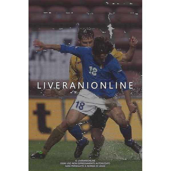 TRIESTE 28-01 2001 ITALIA -LITUANIA NELLA FOTO VINCENZO MONTELLA AG ALDO LIVERANI SAS