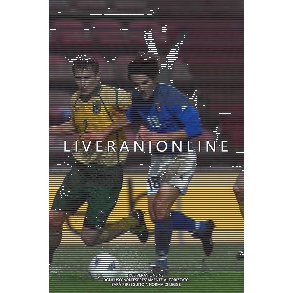 TRIESTE 28-01 2001 ITALIA -LITUANIA NELLA FOTO VINCENZO MONTELLA AG ALDO LIVERANI SAS