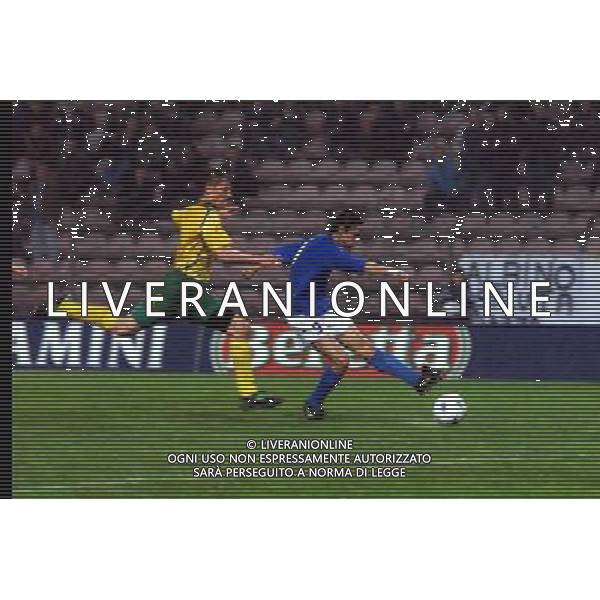 TRIESTE 28/03/2001 ITALIA - LITUANIA NELLA FOTO GOL INZAGHI FOTOSERVIZIO ALDO LIVERANI