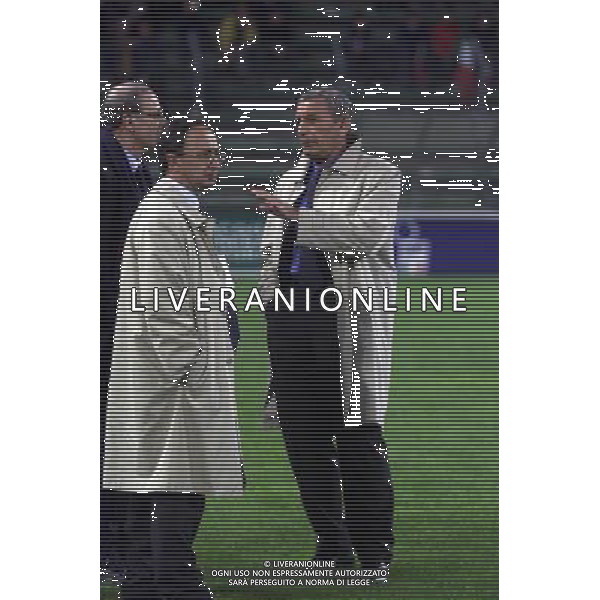 TRIESTE 28-01 2001 ITALIA -LITUANIA NELLA FOTO GIGI RIVA AG ALDO LIVERANI SAS