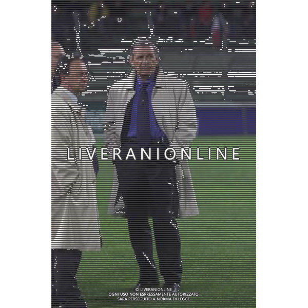 TRIESTE 28-01 2001 ITALIA -LITUANIA NELLA FOTO GIGI RIVA AG ALDO LIVERANI SAS