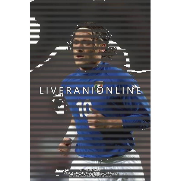 TRIESTE 28-01 2001 ITALIA -LITUANIA NELLA FOTO TOTTI FRANCESCO AG ALDO LIVERANI SAS