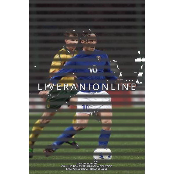 TRIESTE 28-01 2001 ITALIA -LITUANIA NELLA FOTO TOTTI FRANCESCO AG ALDO LIVERANI SAS