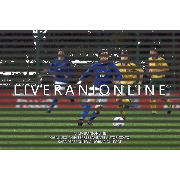 TRIESTE 28-01 2001 ITALIA -LITUANIA NELLA FOTO TOTTI FRANCESCO AG ALDO LIVERANI SAS