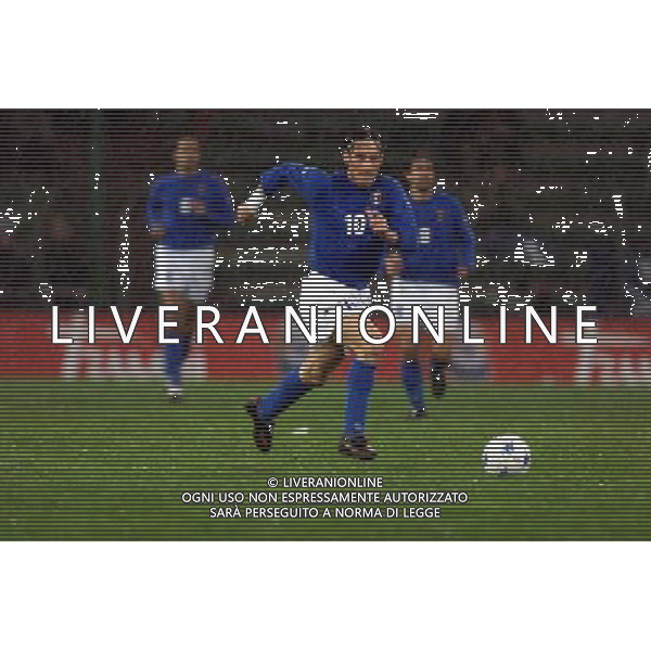 TRIESTE 28-01 2001 ITALIA -LITUANIA NELLA FOTO TOTTI FRANCESCO AG ALDO LIVERANI SAS