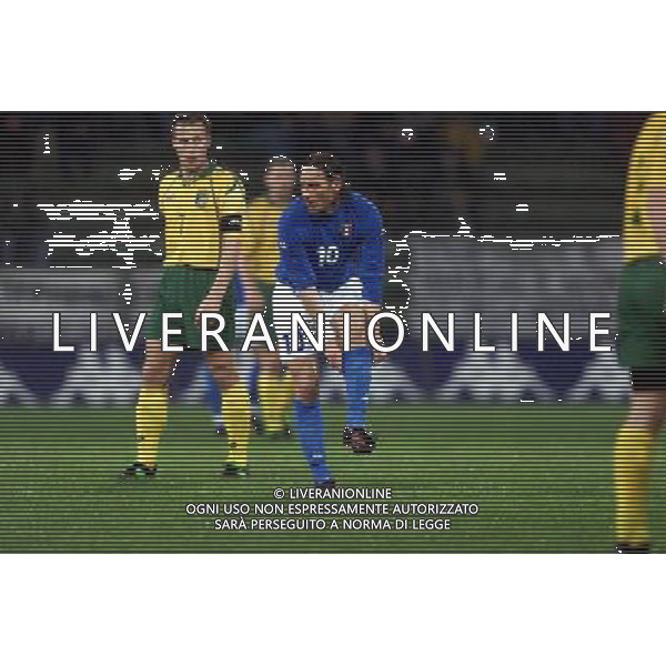 TRIESTE 28-01 2001 ITALIA -LITUANIA NELLA FOTO TOTTI FRANCESCO AG ALDO LIVERANI SAS