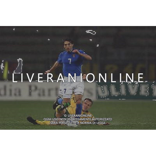 TRIESTE 28-01 2001 ITALIA -LITUANIA NELLA FOTO GIANLUCA ZAMBROTTA AG ALDO LIVERANI SAS