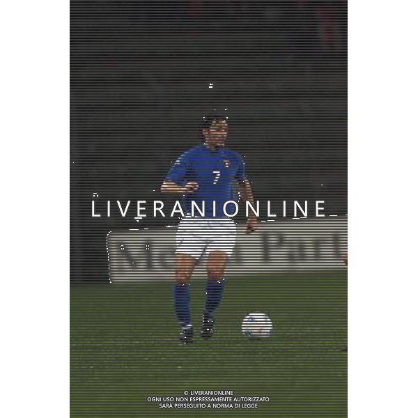 TRIESTE 28-01 2001 ITALIA -LITUANIA NELLA FOTO GIANLUCA ZAMBROTTA AG ALDO LIVERANI SAS