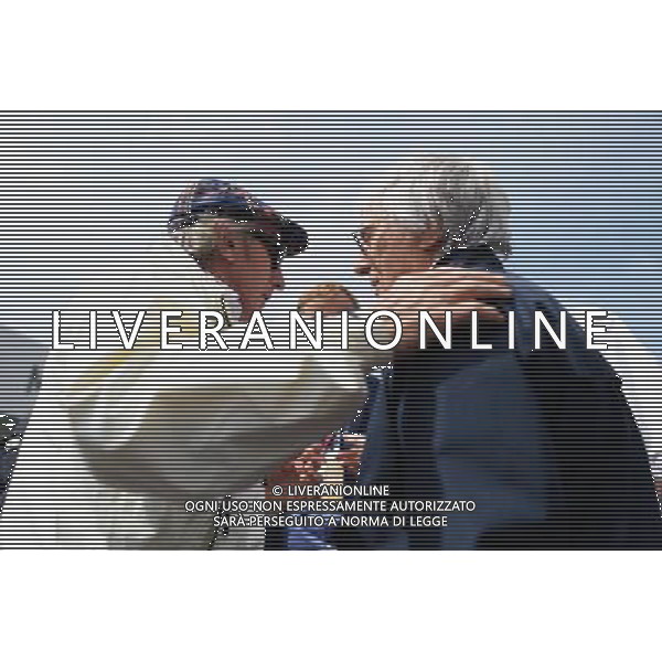 (L to R): Jackie Stewart (GBR) with Bernie Ecclestone (GBR). 30.10.2016. Formula 1 World Championship, Rd 19, Mexican Grand Prix, Mexico City, Mexico, Race Day. s / AGENZIA ALDO LIVERANI SAS - ITALY ONLY EDITORIAL USE ONLY