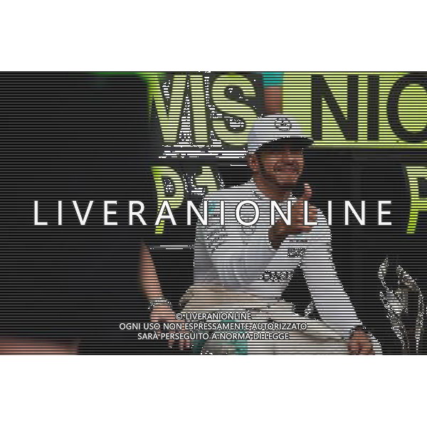 Race winner Lewis Hamilton (GBR) Mercedes AMG F1 celebrates with the team. 30.10.2016. Formula 1 World Championship, Rd 19, Mexican Grand Prix, Mexico City, Mexico, Race Day. s / AGENZIA ALDO LIVERANI SAS - ITALY ONLY EDITORIAL USE ONLY