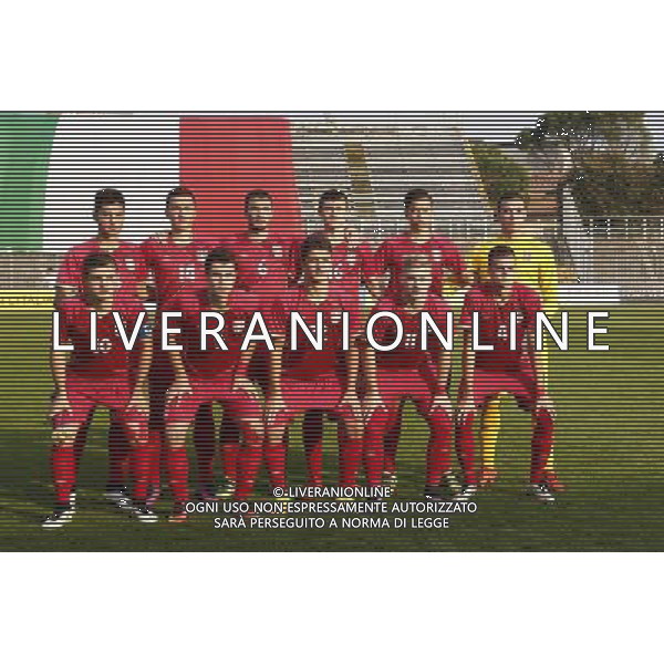 Qualificazioni Europee Nazionale Under 17 ITALIA vs SERBIA 31/10/2016 nella foto: LA FORMAZIONE DELLA SERBIA ©Claudio Zamagni/Agenzia Aldo Liverani s.a.s.