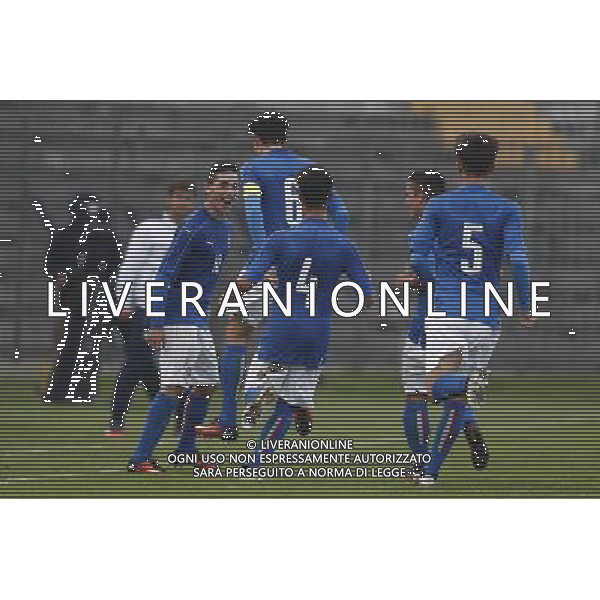 Qualificazioni Europee Nazionale Under 17 ITALIA vs SERBIA 31/10/2016 nella foto: ESULTANZA ITALIA ©Claudio Zamagni/Agenzia Aldo Liverani s.a.s.