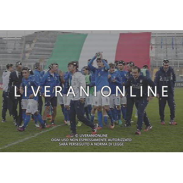 Qualificazioni Europee Nazionale Under 17 ITALIA vs SERBIA 31/10/2016 nella foto: ESULTANZA FINALE ITALIA ©Claudio Zamagni/Agenzia Aldo Liverani s.a.s.