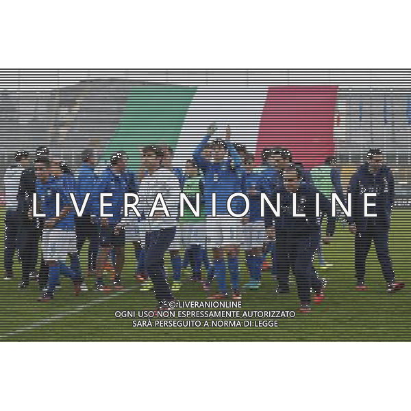 Qualificazioni Europee Nazionale Under 17 ITALIA vs SERBIA 31/10/2016 nella foto: ESULTANZA FINALE ITALIA ©Claudio Zamagni/Agenzia Aldo Liverani s.a.s.