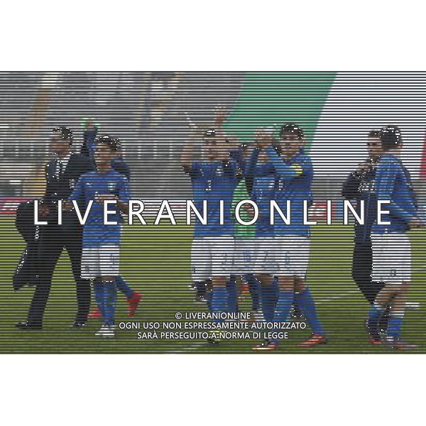 Qualificazioni Europee Nazionale Under 17 ITALIA vs SERBIA 31/10/2016 nella foto: ESULTANZA FINALE ITALIA ©Claudio Zamagni/Agenzia Aldo Liverani s.a.s.