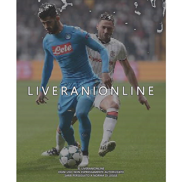 UEFA Champions League Group B match between Besiktas and Napoli at Vodafone Arena in Istanbul , Turkey ,November 01 , 2016. Pictured Elseid Hysaj #2 of Napoli and Dusko Tosic of Besiktas. LIGA MISTRZOW PILKA NOZNA SEZON 2016/2017 FOT.SESKIM PHOTO/NEWSPIX.PL POLAND, TURKEY, GERMANY, AUSTRIA AND UK OUT !!! --- Newspix.pl AG ALDO LIVERANI SAS ONLY ITALY *** Local Caption *** www.newspix.pl mail us: info@newspix.pl call us: 0048 022 23 22 222 --- Polish Picture Agency by Ringier Axel Springer Poland