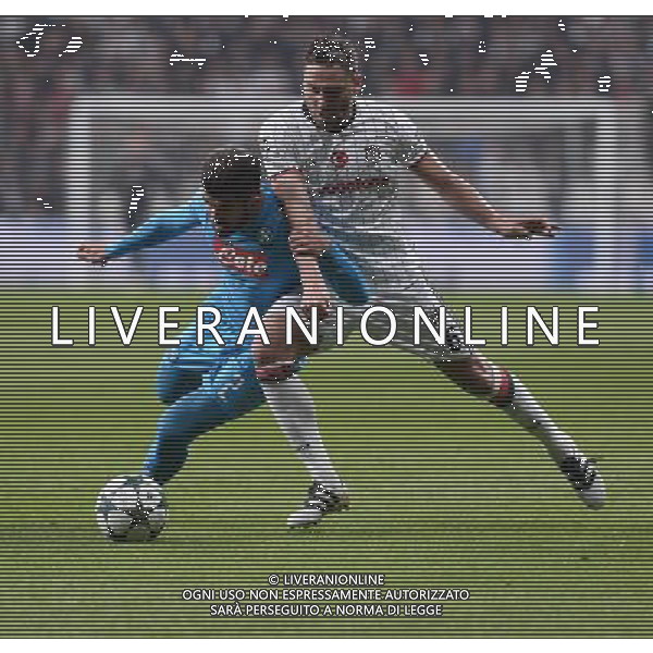UEFA Champions League Group B match between Besiktas and Napoli at Vodafone Arena in Istanbul , Turkey ,November 01 , 2016. Pictured Elseid Hysaj #2 of Napoli and Dusko Tosic of Besiktas. LIGA MISTRZOW PILKA NOZNA SEZON 2016/2017 FOT.SESKIM PHOTO/NEWSPIX.PL POLAND, TURKEY, GERMANY, AUSTRIA AND UK OUT !!! --- Newspix.pl AG ALDO LIVERANI SAS ONLY ITALY *** Local Caption *** www.newspix.pl mail us: info@newspix.pl call us: 0048 022 23 22 222 --- Polish Picture Agency by Ringier Axel Springer Poland