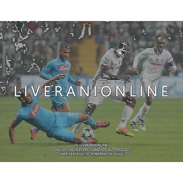 UEFA Champions League Group B match between Besiktas and Napoli at Vodafone Arena in Istanbul , Turkey ,November 01 , 2016. Pictured Faouzi Ghoulam (L) of Napoli and Vincent Aboubakar of Besiktas. LIGA MISTRZOW PILKA NOZNA SEZON 2016/2017 FOT.SESKIM PHOTO/NEWSPIX.PL POLAND, TURKEY, GERMANY, AUSTRIA AND UK OUT !!! --- Newspix.pl AG ALDO LIVERANI SAS ONLY ITALY *** Local Caption *** www.newspix.pl mail us: info@newspix.pl call us: 0048 022 23 22 222 --- Polish Picture Agency by Ringier Axel Springer Poland