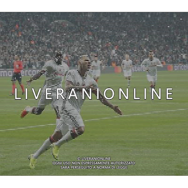 UEFA Champions League Group B match between Besiktas and Napoli at Vodafone Arena in Istanbul , Turkey ,November 01 , 2016. Final Score : Besiktas 1 - Napoli 1 Pictured Ricardo Quaresma and Vincent Aboubakar of Besiktas celebrates after the Quaresma penalty goal. LIGA MISTRZOW PILKA NOZNA SEZON 2016/2017 FOT.SESKIM PHOTO/NEWSPIX.PL POLAND, TURKEY, GERMANY, AUSTRIA AND UK OUT !!! --- Newspix.pl AG ALDO LIVERANI SAS ONLY ITALY *** Local Caption *** www.newspix.pl mail us: info@newspix.pl call us: 0048 022 23 22 222 --- Polish Picture Agency by Ringier Axel Springer Poland