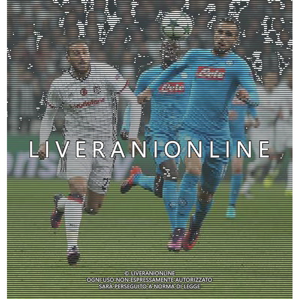 UEFA Champions League Group B match between Besiktas and Napoli at Vodafone Arena in Istanbul , Turkey ,November 01 , 2016. Pictured Nikola Maksimovic (R) of Napoli and Cenk Tosun of Besiktas. LIGA MISTRZOW PILKA NOZNA SEZON 2016/2017 FOT.SESKIM PHOTO/NEWSPIX.PL POLAND, TURKEY, GERMANY, AUSTRIA AND UK OUT !!! --- Newspix.pl AG ALDO LIVERANI SAS ONLY ITALY *** Local Caption *** www.newspix.pl mail us: info@newspix.pl call us: 0048 022 23 22 222 --- Polish Picture Agency by Ringier Axel Springer Poland