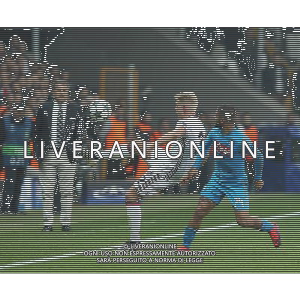 UEFA Champions League Group B match between Besiktas and Napoli at Vodafone Arena in Istanbul , Turkey ,November 01 , 2016. Pictured Lorenzo Insigne of Napoli and Andreas Back (L) of Besiktas. LIGA MISTRZOW PILKA NOZNA SEZON 2016/2017 FOT.SESKIM PHOTO/NEWSPIX.PL POLAND, TURKEY, GERMANY, AUSTRIA AND UK OUT !!! --- Newspix.pl AG ALDO LIVERANI SAS ONLY ITALY *** Local Caption *** www.newspix.pl mail us: info@newspix.pl call us: 0048 022 23 22 222 --- Polish Picture Agency by Ringier Axel Springer Poland