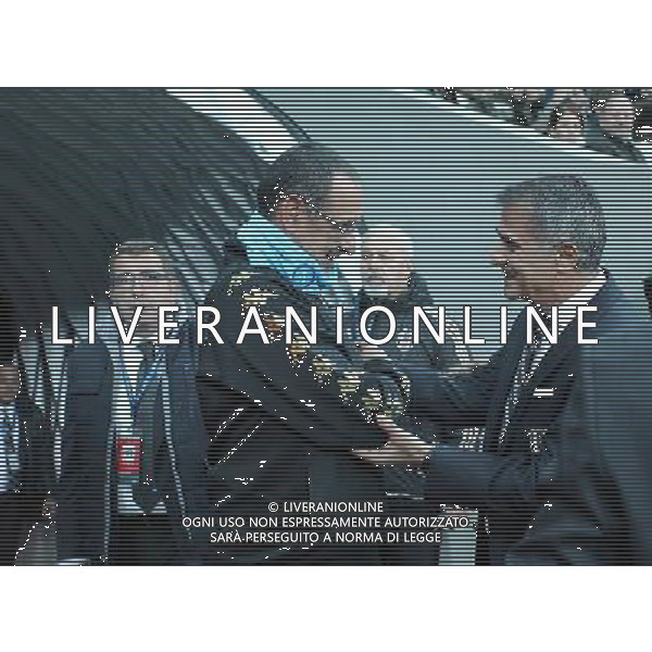 UEFA Champions League Group B match between Besiktas and Napoli at Vodafone Arena in Istanbul , Turkey ,November 01 , 2016. Pictured Coach Maurizio Sarri (L) of Napoli and Coach Senol Gunes of Besiktas. LIGA MISTRZOW PILKA NOZNA SEZON 2016/2017 FOT.SESKIM PHOTO/NEWSPIX.PL POLAND, TURKEY, GERMANY, AUSTRIA AND UK OUT !!! --- Newspix.pl AG ALDO LIVERANI SAS ONLY ITALY *** Local Caption *** www.newspix.pl mail us: info@newspix.pl call us: 0048 022 23 22 222 --- Polish Picture Agency by Ringier Axel Springer Poland