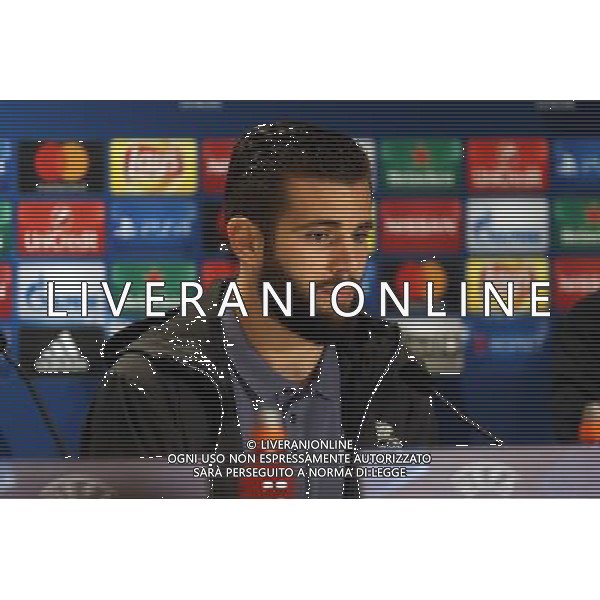 WARSZAWA 01.11.2016 KONFERENCJA PRASOWA REALU MADRYT --- REAL MADRID PRESS CONFERENCE IN WARSAW NACHO FOT. PIOTR KUCZA/NEWSPIX.PL --- Newspix.pl AG ALDO LIVERANI SAS ONLY ITALY *** Local Caption *** www.newspix.pl mail us: info@newspix.pl call us: 0048 022 23 22 222 --- Polish Picture Agency by Ringier Axel Springer Poland