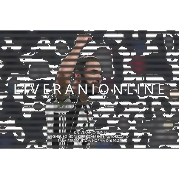 UEFA Champions League 2016/2017 Finale Fase a Girone Gruppo H Torino - 02.11.2016 Juventus-Lione Nella Foto: esultanza dopo il gol di gonzalo higuain /Ph.Vitez-Ag. Aldo Liverani