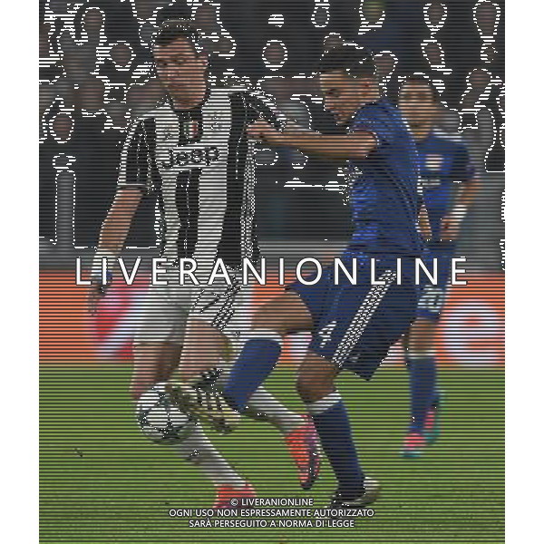 UEFA Champions League 2016/2017 Finale Fase a Girone Gruppo H Torino - 02.11.2016 Juventus-Lione Nella Foto:mandzukic mammana /Ph.Vitez-Ag. Aldo Liverani
