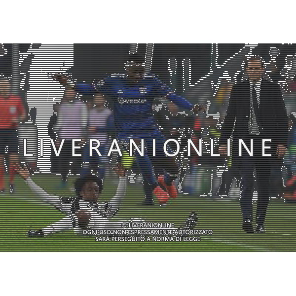 UEFA Champions League 2016/2017 Finale Fase a Girone Gruppo H Torino - 02.11.2016 Juventus-Lione Nella Foto:cornet e juan cuadrado /Ph.Vitez-Ag. Aldo Liverani