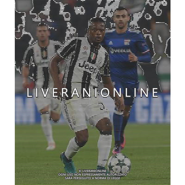 UEFA Champions League 2016/2017 Finale Fase a Girone Gruppo H Torino - 02.11.2016 Juventus-Lione Nella Foto:Patrice Evra /Ph.Vitez-Ag. Aldo Liverani