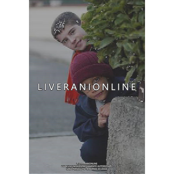 Brescia 10/03/2003 nella foto ragazzi bambini e bambino di colore che giocano foto filippo venezia-A.Liverani