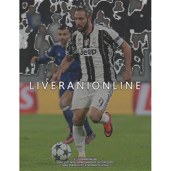 UEFA Champions League 2016/2017 Finale Fase a Girone Gruppo H Torino - 02.11.2016 Juventus-Lione Nella Foto:Gonzalo Higuain /Ph.Vitez-Ag. Aldo Liverani
