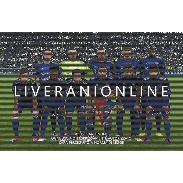 UEFA Champions League 2016/2017 Finale Fase a Girone Gruppo H Torino - 02.11.2016 Juventus-Lione Nella Foto:Lione Squadra Formazione Lopes,Mammana,Diakhaby,Tolisso,Lacazette,Ghezzal,Morel,Fekir,Rafael,Gonalons,Rybus /Ph.Vitez-Ag. Aldo Liverani
