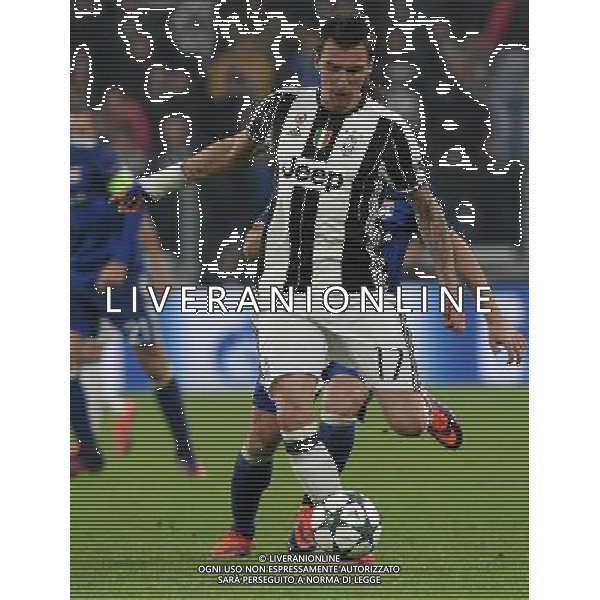 UEFA Champions League 2016/2017 Finale Fase a Girone Gruppo H Torino - 02.11.2016 Juventus-Lione Nella Foto:Mario Mandzukic /Ph.Vitez-Ag. Aldo Liverani