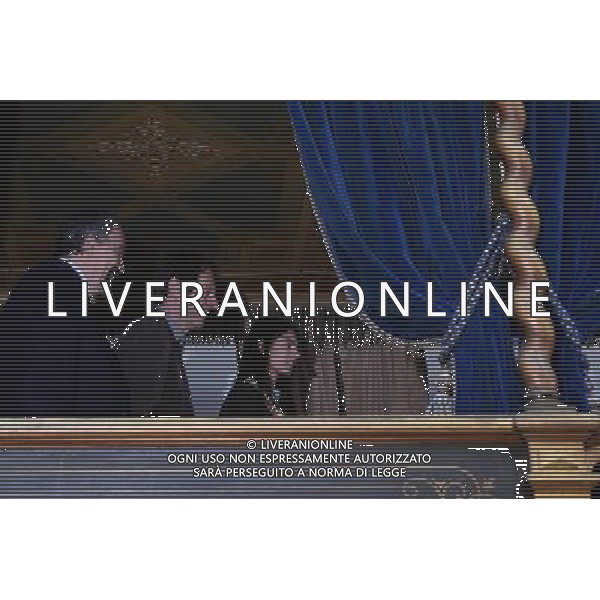 La sindaca di Roma Virginia Raggi partecipa alla presentazione della Sala del treno di Pio IX Roma - Musei Capitolini Centrale Montemartini 03.11.2016 - nella foto: Virginia Raggi e Luca Bergamo visitano l\'interno del vagone /Ph.Corradetti / AG. ALDO LIVERANI SAS / AGENZIA ALDO LIVERANI SAS