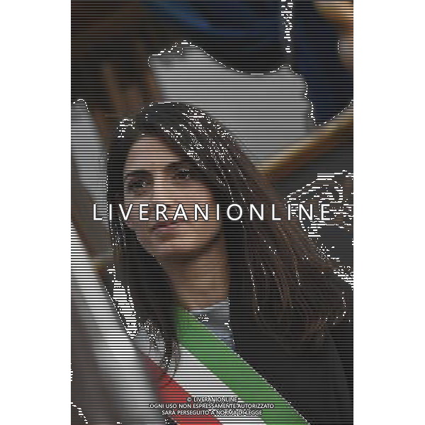 La sindaca di Roma Virginia Raggi partecipa alla presentazione della Sala del treno di Pio IX Roma - Musei Capitolini Centrale Montemartini 03.11.2016 - nella foto: Virginia Raggi /Ph.Corradetti / AG. ALDO LIVERANI SAS / AGENZIA ALDO LIVERANI SAS