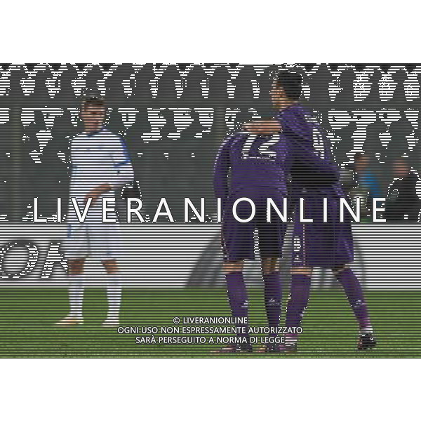 UEFA Europa League 2016/2017 Fase a Gironi Gruppo J Firenze - 03.11.2016 Fiorentina-Liberec Nella Foto:kalinic esultanza dopo il gol con ilicic /Ph.Vitez-Ag. Aldo Liverani