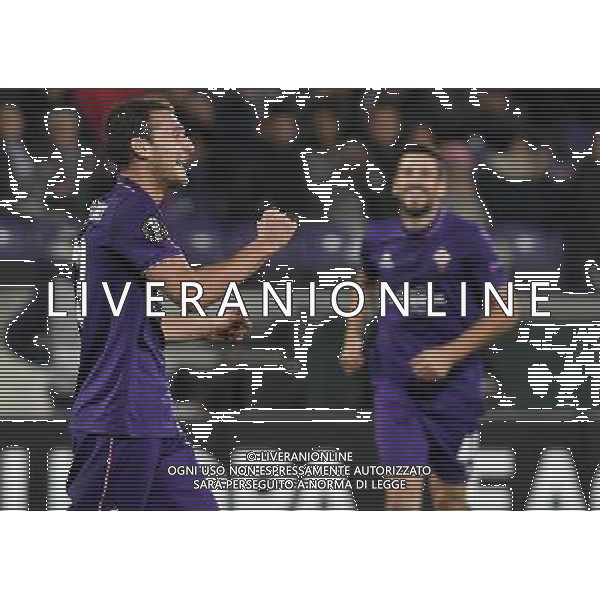 UEFA Europa League 2016/2017 Fase a Gironi Gruppo J Firenze - 03.11.2016 Fiorentina-Liberec Nella Foto:cristoforo esultanza dopo il gol /Ph.Vitez-Ag. Aldo Liverani