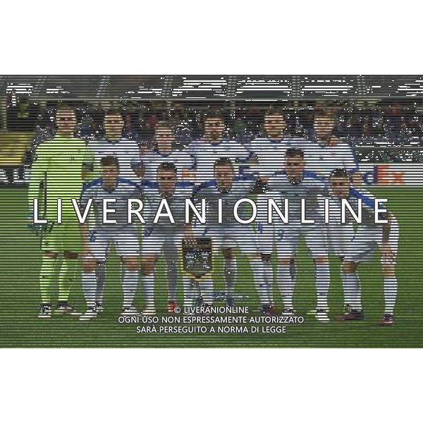 UEFA Europa League 2016/2017 Fase a Gironi Gruppo J Firenze - 03.11.2016 Fiorentina-Liberec Nella Foto:Slovan Liberec Squadra Formazione Hladky,Coufal,Sykora,Folprecht,Hovorka,Markovic,Sukennik,Sevcik,Vuch,Bartl,Bartosak /Ph.Vitez-Ag. Aldo Liverani