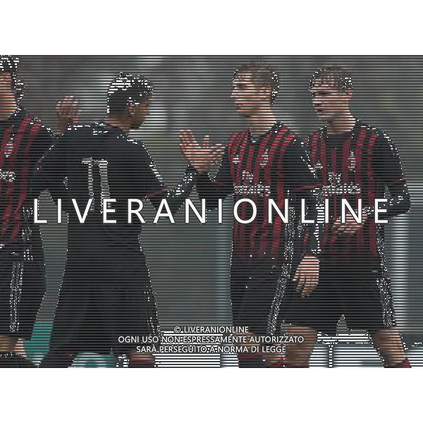 Campionato di Calcio Primavera TIM 2016/2017 \'Trofeo Giacinto Facchetti\' Girone A 7a Giornata Milano - 05.11.2016 Milan-Trapani Nella Foto:Vido Esulta /Ph.Vitez-Ag. Aldo Liverani