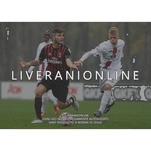 Campionato di Calcio Primavera TIM 2016/2017 \'Trofeo Giacinto Facchetti\' Girone A 7a Giornata Milano - 05.11.2016 Milan-Trapani Nella Foto:Ludovico D\'Angelo-Patrick Cutrone /Ph.Vitez-Ag. Aldo Liverani
