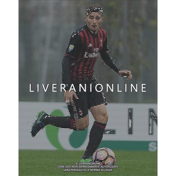 Campionato di Calcio Primavera TIM 2016/2017 \'Trofeo Giacinto Facchetti\' Girone A 7a Giornata Milano - 05.11.2016 Milan-Trapani Nella Foto:Andres Llamas /Ph.Vitez-Ag. Aldo Liverani