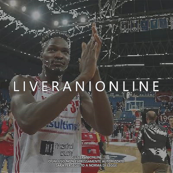 Consultinvest Pesaro vs Umana Reyer Venezia 06/11/2016 nella foto: ESULTANZA NNOKO LANDRY ©CLAUDIO ZAMAGNI/AGENZIA ALDO LIVERANI S.A.S.