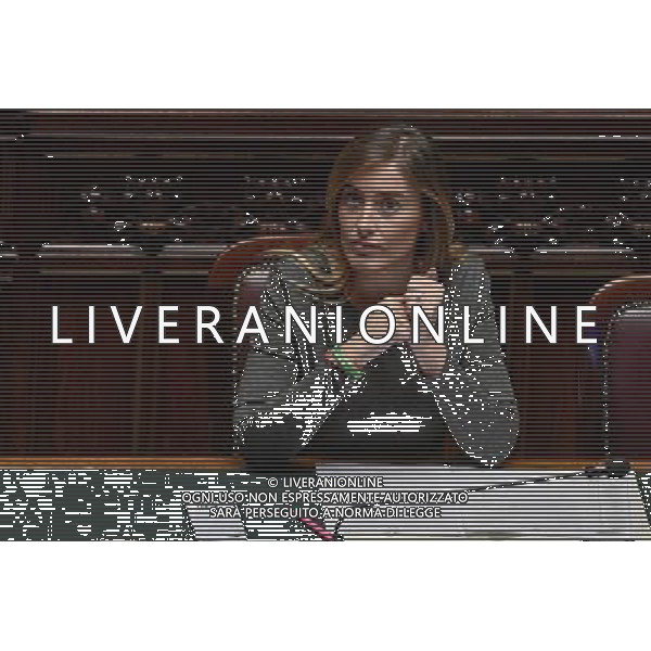 Roma - 09.11.2016 - Camera dei Deputati - Svolgimento di interrogazioni a risposta immediata - nella foto: Maria Elena Boschi / Ph. Corradetti-Ag Aldo Liverani