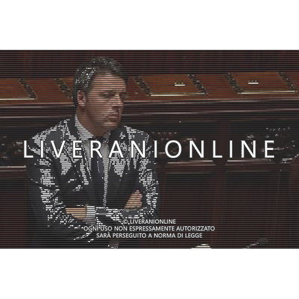 Roma - 09.11.2016 - Camera dei Deputati - Informativa urgente del Presidente del Consiglio dei ministri sui recenti eventi sismici che hanno colpito il Centro Italia - nella foto: Matteo Renzi / Ph. Corradetti-Ag Aldo Liverani