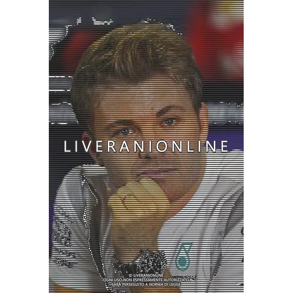 Nico Rosberg (GER) Mercedes AMG F1 in the FIA Press Conference. 10.11.2016. Formula 1 World Championship, Rd 20, Brazilian Grand Prix, Sao Paulo, Brazil, Preparation Day. - www.xpbimages.com, EMail: requests@xpbimages.com - copy of publication required for printed pictures. Every used picture is fee-liable. © Copyright: Moy / XPB Images /Agenzia Aldo Liverani s.a.s./ONLY ITALY-EDITORIAL USE ONLY