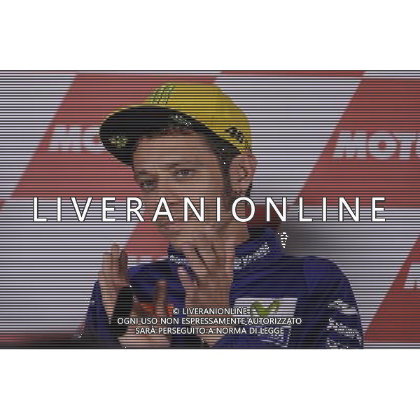 10.11.2016.Cheste, Valencia, Spagna.Valentino Rossi durante la conferenza stampa. ©Piazzolla /AGENZIA ALDO LIVERANI SAS