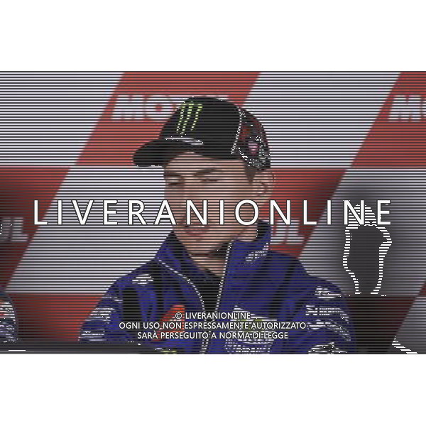 10.11.2016.Cheste, Valencia, Spagna.Jorge Lorenzo durante la conferenza stampa. ©Piazzolla /AGENZIA ALDO LIVERANI SAS