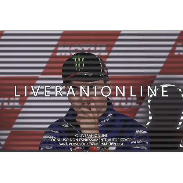 10.11.2016.Cheste, Valencia, Spagna.Jorge Lorenzo durante la conferenza stampa. ©Piazzolla /AGENZIA ALDO LIVERANI SAS